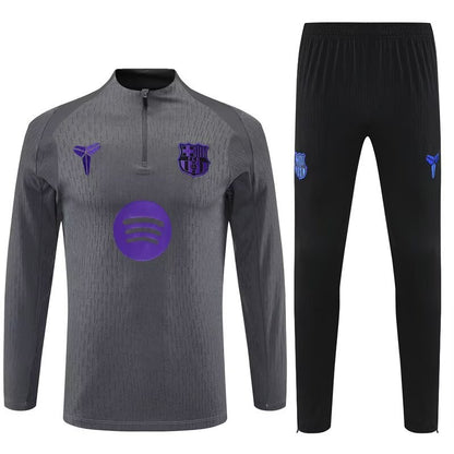 Barcelona Training Tracksuit Grey (Kids And Man ) 2025/2026