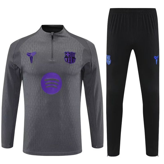 Barcelona Training Tracksuit Grey (Kids And Man ) 2025/2026