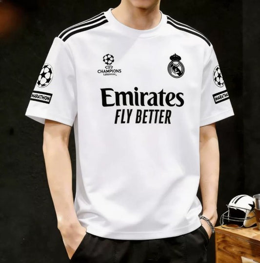 Real Madrid T-shirt White 100% Cotton Special Edition Football Jersey 2026/2027