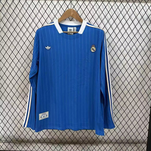 Real Madrid Long T-shirt Special Edition Blue Football Jersey 2025/2026