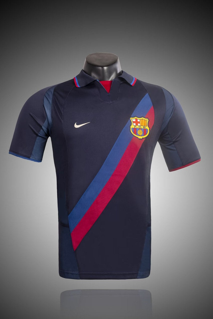 Retro Barcelona Away Football Jersey 2002/2003