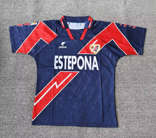 Retro Rayo Vallecano Away Fans Football Jersey 1995/1996
