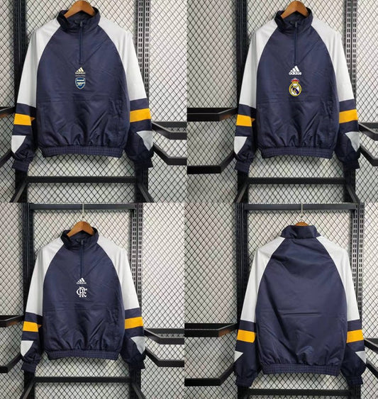 Italy Real Madrid Juventus Arsenal Manchester United Flamengo Bayern Munich Sao Paulo Half Windbreaker 2025/2026