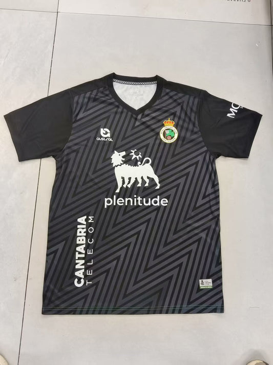 Racing Santander Black Fans Football Jersey 2024/2025