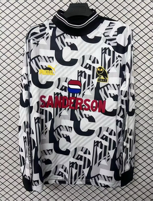 Retro Sheffield Wednesday Goalkeeper Long Fans Football Jersey 1993