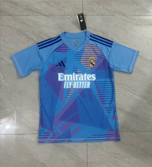 Real Madrid Goalkeeper Fans Football Jersey 2024/2025