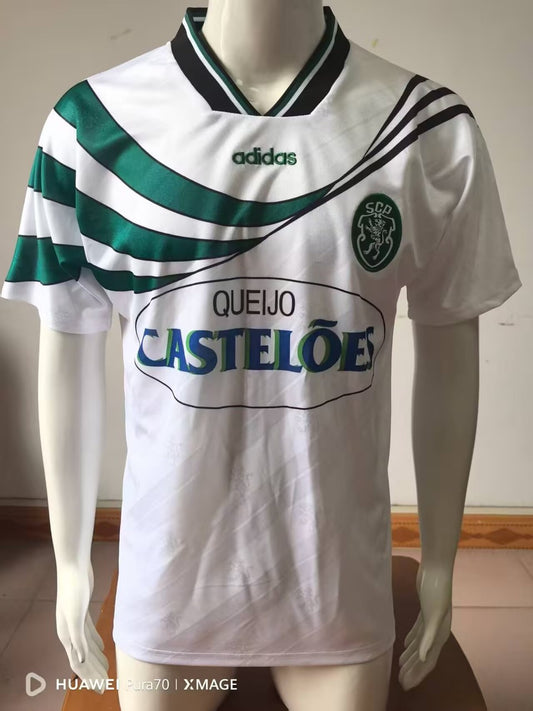 Retro Sporting Lisbon Away Football Jersey 1994/1995