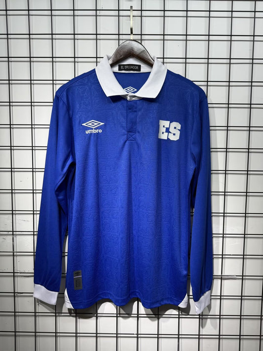El Salvador Long Home Fans Football Jersey 2025/2026
