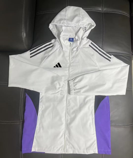 Adidas Windbreaker White Football Jersey 2025/2026