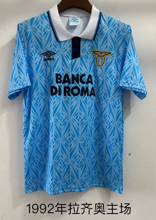 Retro Lazio Home Football Jersey 1992