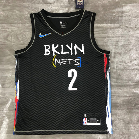 Brooklyn Nets City Edition Graffiti Black #2 GRIFFIN NBA Season Jerseys 2021