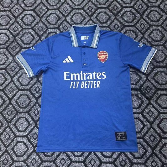 Arsenal Polo Fans Blue Football Jersey 2025/2026