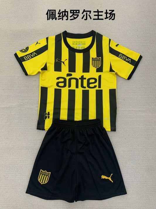 Penarol Home Kids Football Jersey 2024/2025