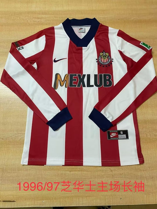 Retro Chivas (Guadalajara ) Long Home Football Jersey 1996/1997
