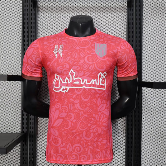 Palestine Red Player Football Jersey 2025/2026