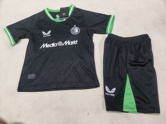 Feyenoord Rotterdam Away Kids Football Jersey 2024/2025