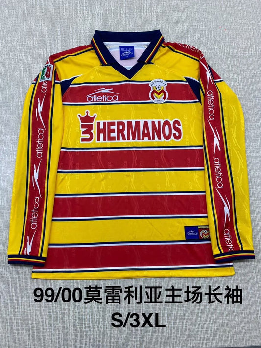 Atlético Monarcas Morelia Away Long Sleeve Football Jersey 1999/2000
