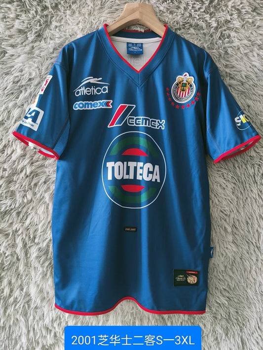 Retro Chivas Third Away Fans Football Jersey 2001/2002