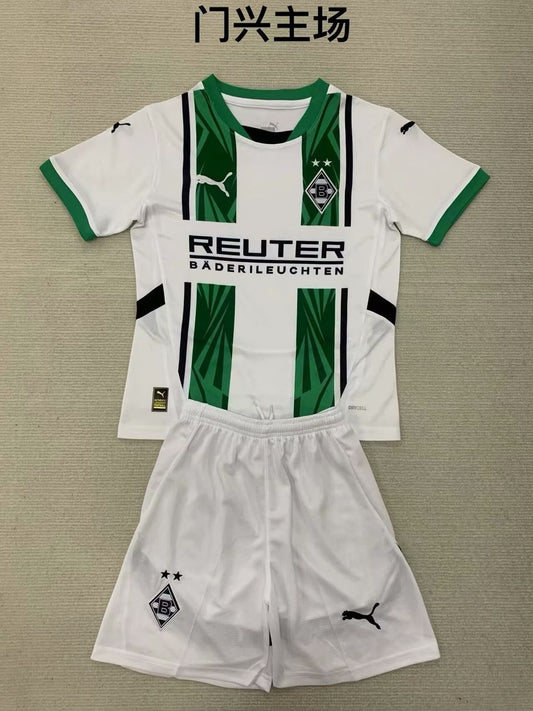 Monchengladbach Home Kids Football Jersey 2024/2025
