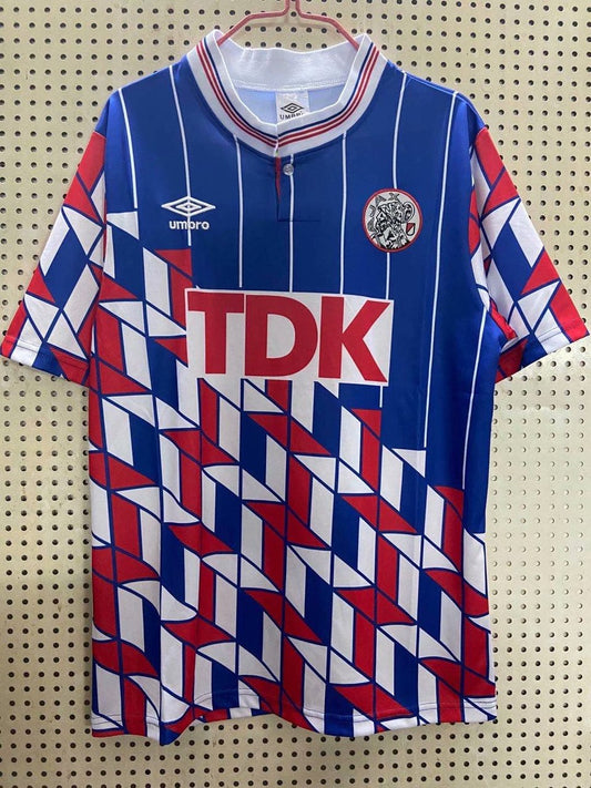 Retro Ajax Away Football Jersey 1990