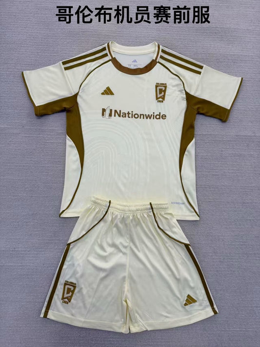Columbus Crew Pre Match Uniform Kids 1：1 2025/2026