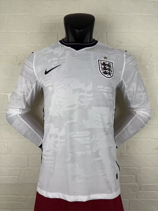 England Home Long Sleeve Player Football Jersey 2026/2027