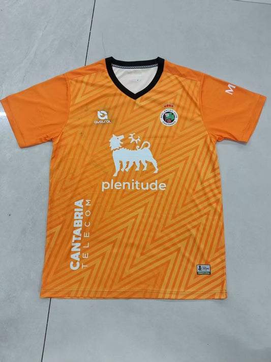 Racing Santander Orange Fans Football Jersey 2024/2025