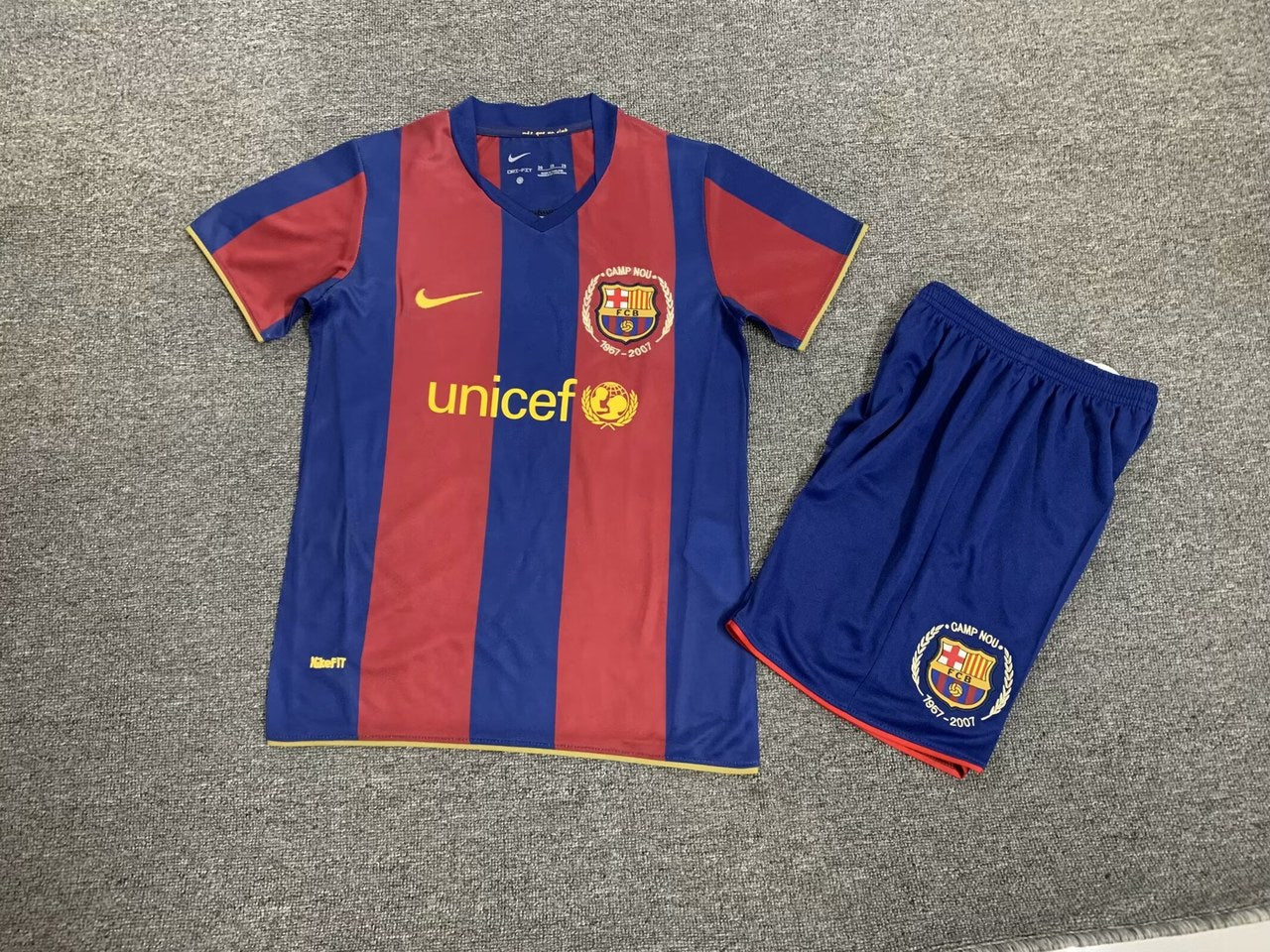 Retro Barcelona Home Kids 2007/2008