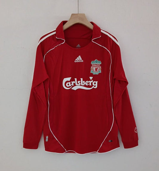 Retro Liverpool Long Home Football Jersey 2006/2008