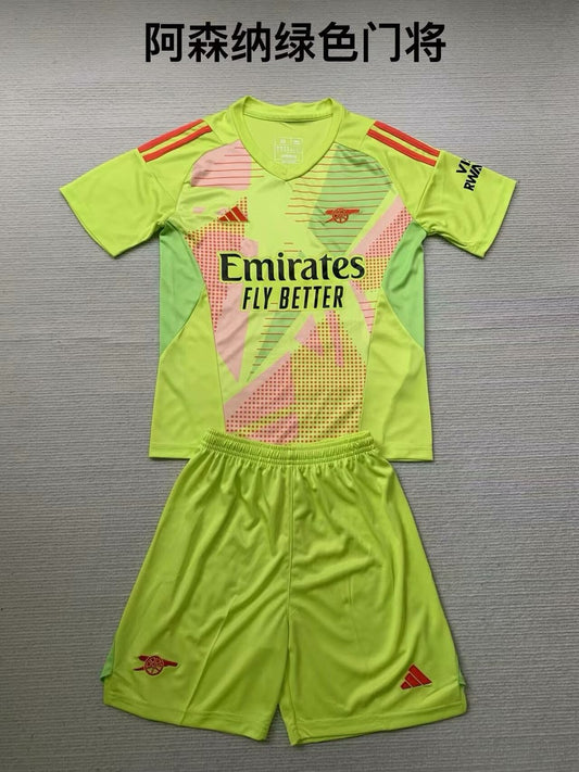 Arsenal Goalkeeper Kids Football Jersey 2024/2025