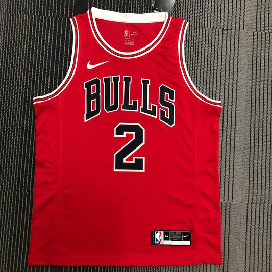 Chicago Bulls Red #2 BALL NBA Season Jerseys