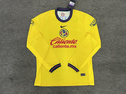 Club America Home Long Sleeves Fans Football Jersey 2024/2025