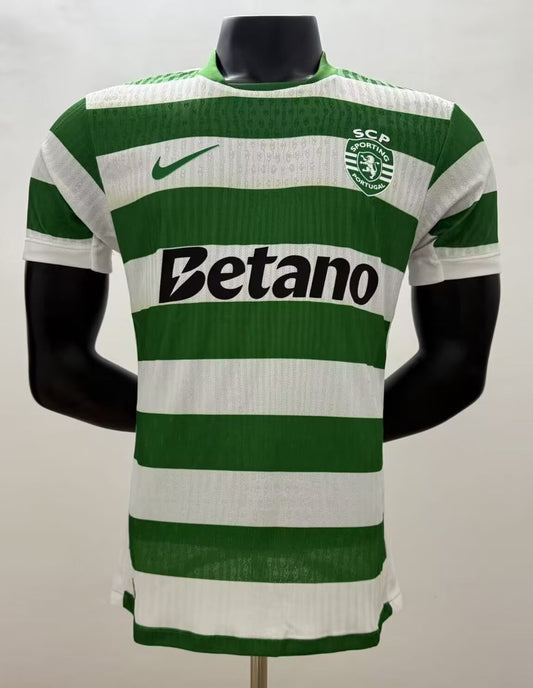 Sporting Lisbon Home Player Football Jersey 2025/2026