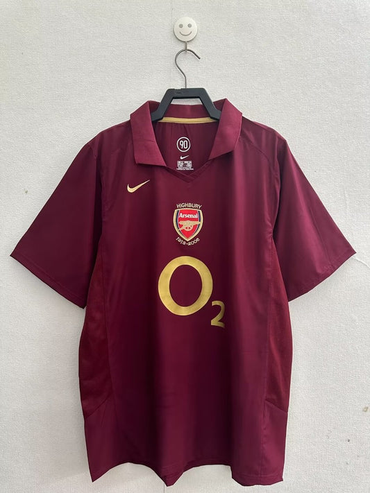 Retro Arsenal Home Football Jersey 2005/2006