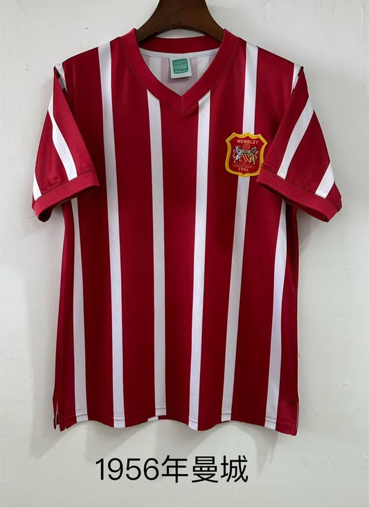 Retro Manchester City Home Football Jersey 1956
