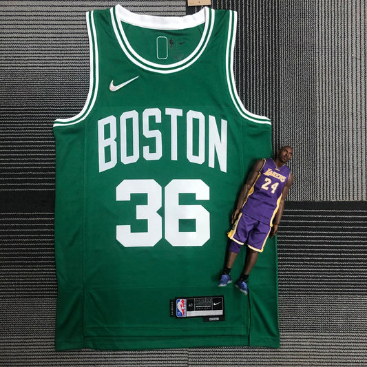 Retro Boston Celtics 75 Year Green #36 SMART NBA Jerseys
