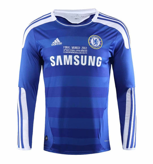 Retro Chelsea Home Long Sleeve Football Jersey 2011/2012