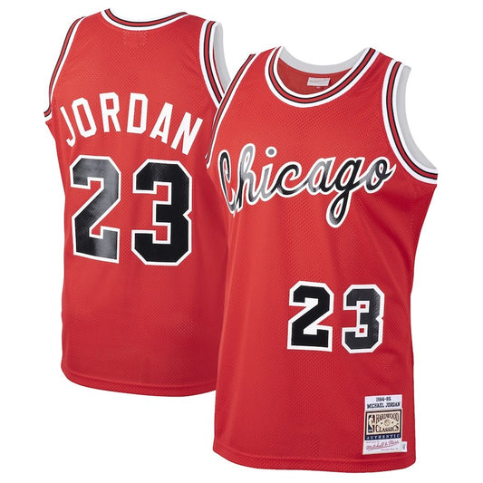 NBA Mitchell & Ness Bull 23 Vintage Red