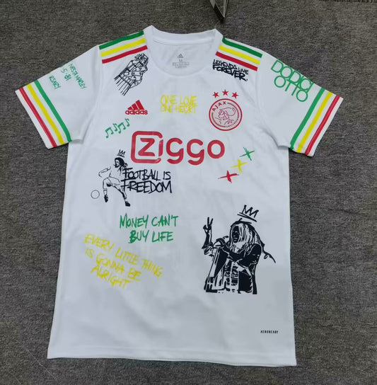 Ajax Game Fans White Football Jersey 2025/2026