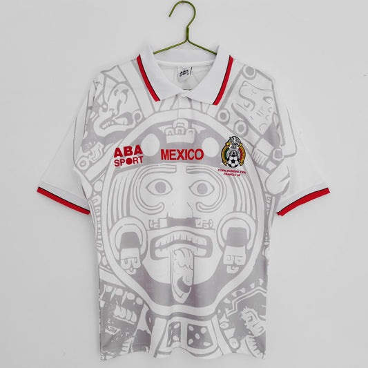 Retro Mexico Away Football Jersey 1998