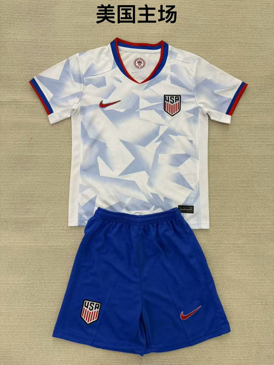 Usa Home Kids Football Jersey 2025/2026 (16-2XL)