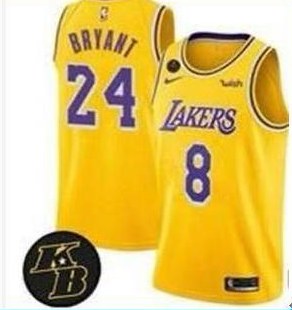 NBA Lakers Kobe 8 / 24 Yellow