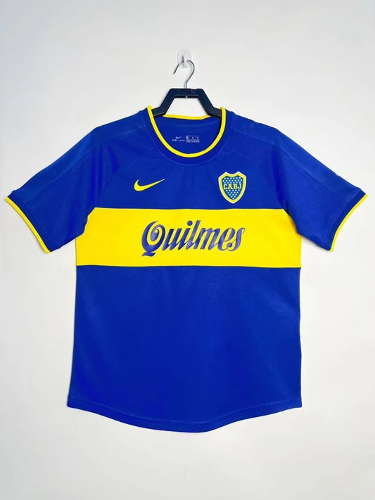 Retro Boca Juniors Home Fans Football Jersey 1999/2000