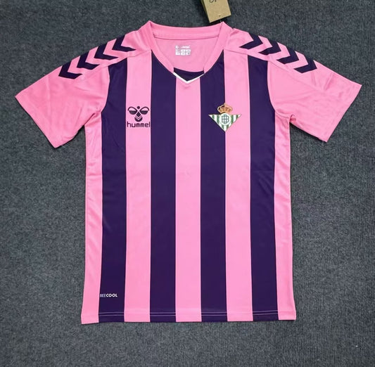 Real Betis Pink Anniversary Edition Fans Football Jersey 2025/2026
