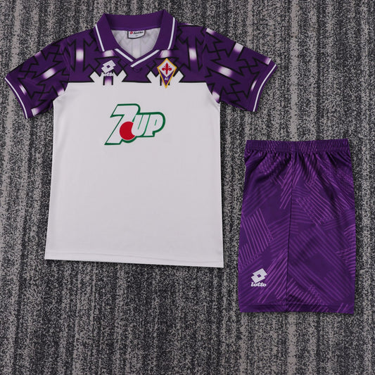 Retro Florence Away Kids Football Jersey 1992/1993