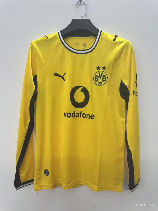 Dortmund Home Long Sleeve Fans Football Jersey 2026/2027