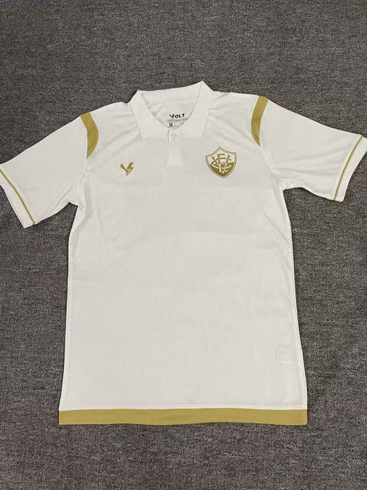 Vitoria Esporte Clube White POLO Fans Football Jersey 2024/2025