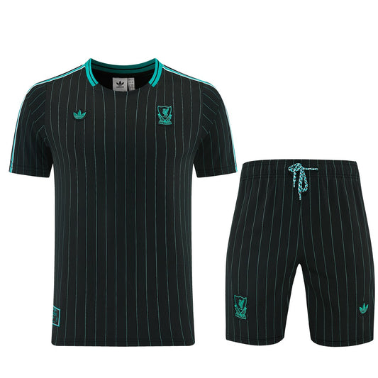 Liverpool T-shirt Black Football Jersey 2025/2026