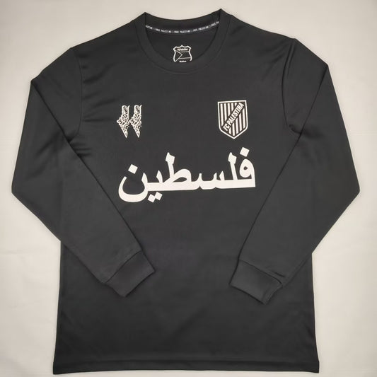 Palestine Anniversary Edition Long Sleeves Fans Football Jersey 2024/2025