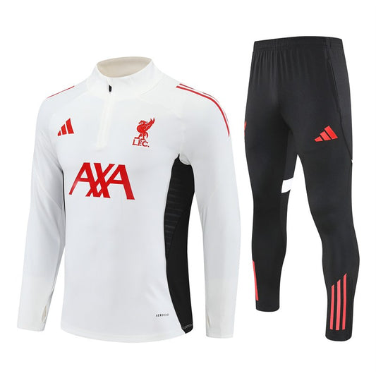 Liverpool Training Tracksuit Long White (Kids And Man ) 2025/2026